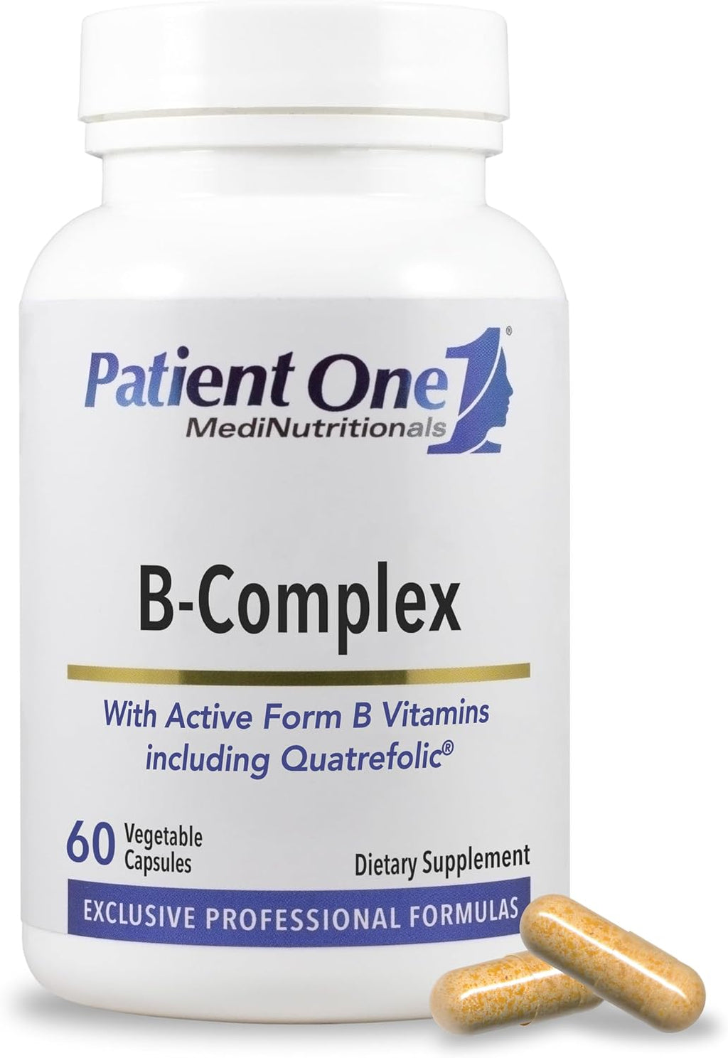 B-Complex con Vitaminas B Activas y Quatrefolic® – 60 Cápsulas Vegetales