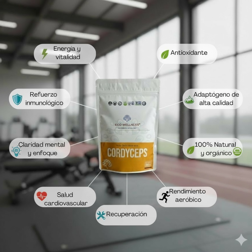 Cordyceps en Polvo Premium - 100g | Cordyceps Militaris | Energía y Vitalidad Natural