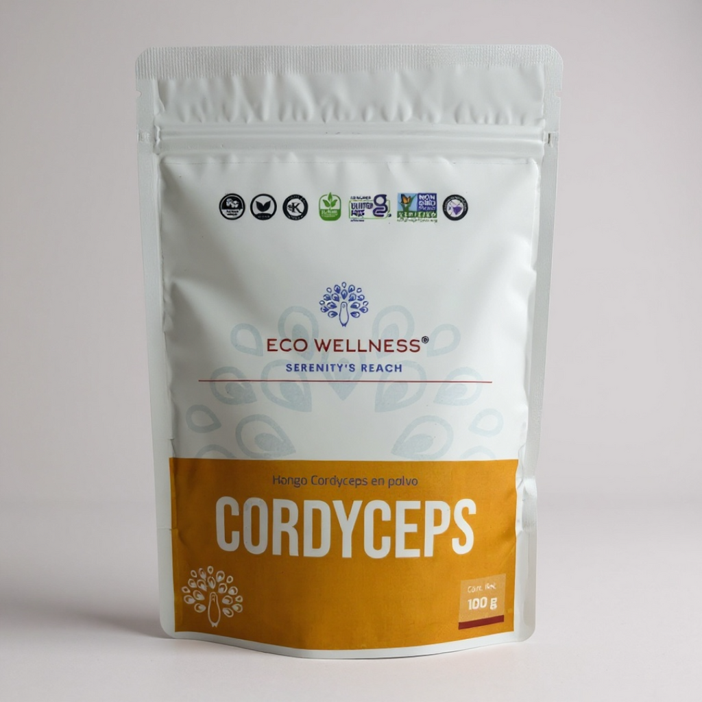 Cordyceps en Polvo Premium - 100g | Cordyceps Militaris | Energía y Vitalidad Natural