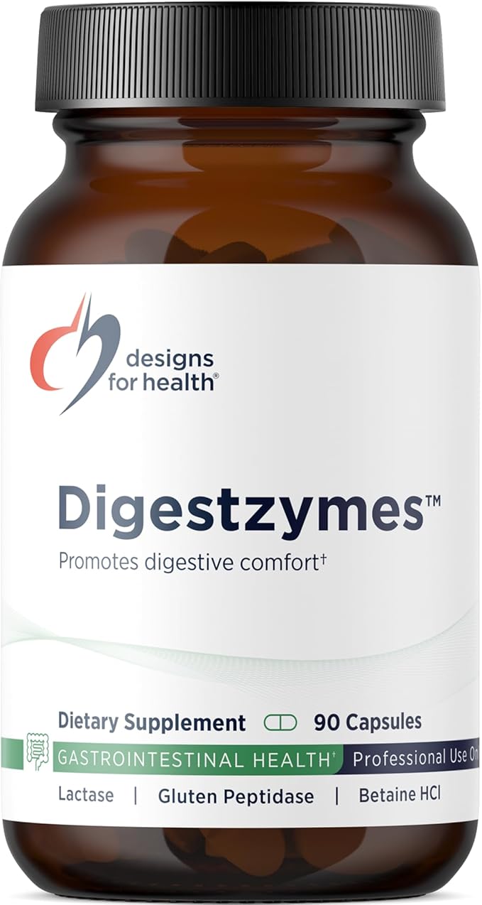 Digestzymes con Betaina HCl y Complejo GastroENZ™ – 90 Cápsulas