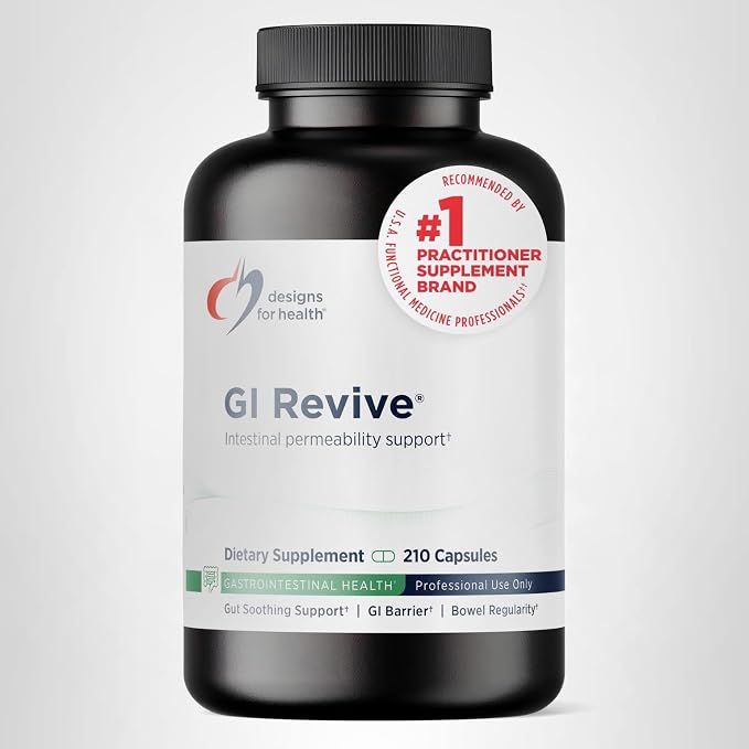 GI Revive con Zinc L-Carnosina y L-Glutamina – 210 Cápsulas