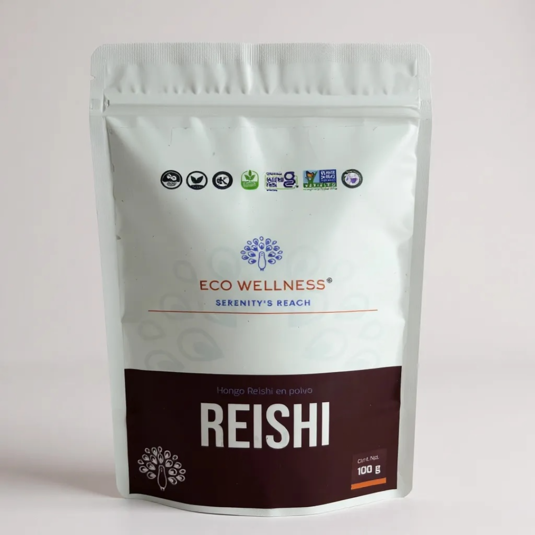 Reishi en Polvo Premium - 100g | Ganoderma Lucidum | El Hongo de la Inmortalidad